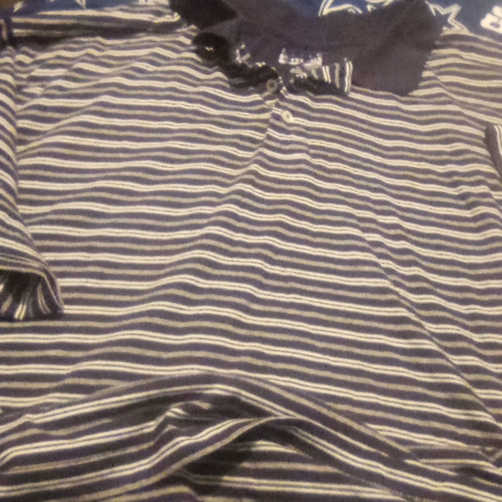 Basic Edition 4XL strip polo shirt